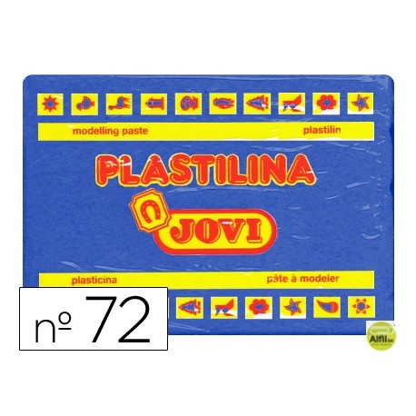 PLASTILINA JOVI 72 AZUL OSCURO -UNIDAD -TAMAÑO GRANDE