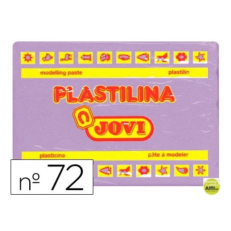 PLASTILINA JOVI 72 LILA -UNIDAD -TAMAÑO GRANDE