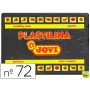 PLASTILINA JOVI 72 NEGRO -UNIDAD -TAMAÑO GRANDE