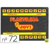 PLASTILINA JOVI 72 NEGRO -UNIDAD -TAMAÑO GRANDE