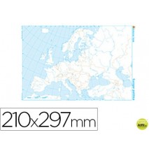 MAPA MUDO B/N DIN A4 EUROPA -POLITICO
