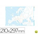 MAPA MUDO B/N DIN A4 EUROPA -POLITICO