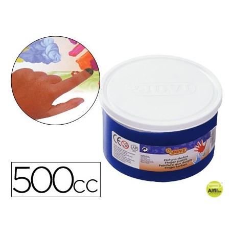 PINTURA A DEDOS JOVI 500 CC -AZUL