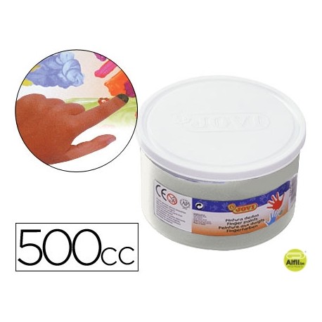 PINTURA A DEDOS JOVI 500 CC -BLANCO