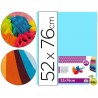 PAPEL SEDA LIDERPAPEL CELESTE 52X76 CM 18 GR