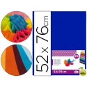 PAPEL SEDA LIDERPAPEL AZUL 52X76 CM 18 GR