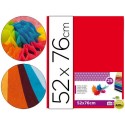 PAPEL SEDA LIDERPAPEL ROJO 52X76 CM 18 GR