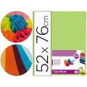PAPEL SEDA LIDERPAPEL VERDE MEDIO 52X76 CM 18 GR -