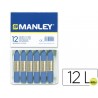 LAPICES CERA MANLEY UNICOLOR AZUL ULTRAMAR -CAJA DE 12 N.18