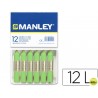 LAPICES CERA MANLEY UNICOLOR VERDE AMARILLENTO -CAJA DE 12 N.22