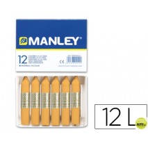 LAPICES CERA MANLEY UNICOLOR OCRE -CAJA DE 12 N.26