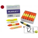 LAPICES CERA MANLEY UNICOLOR CORINTO N.36 25 CAJA DE 12