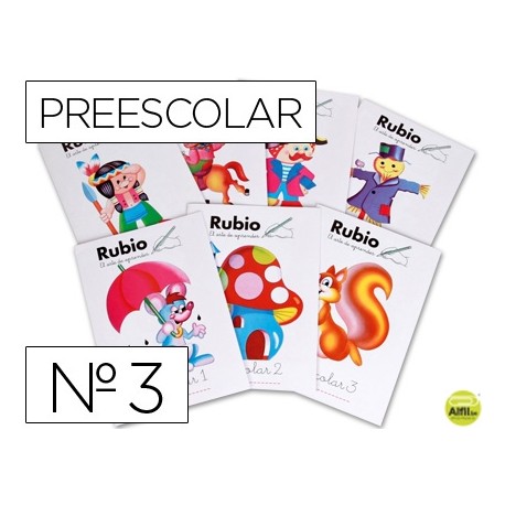 CUADERNO RUBIO PREESCOLAR NÌ 3