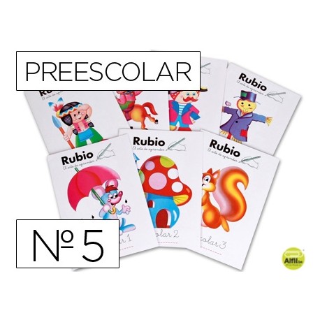 CUADERNO RUBIO PREESCOLAR NÌ 5