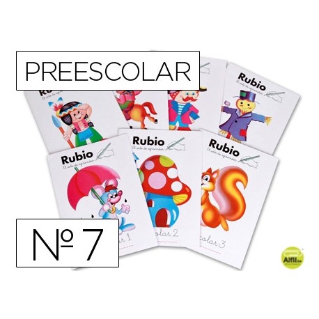 CUADERNO RUBIO PREESCOLAR NÌ 7