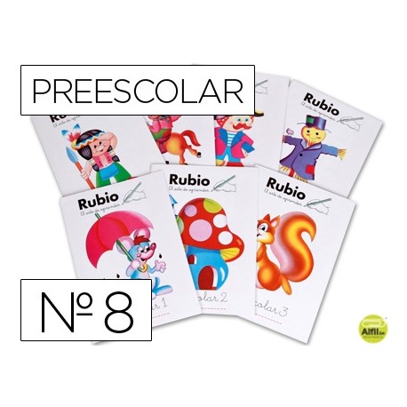 CUADERNO RUBIO PREESCOLAR NÌ 8
