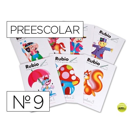 CUADERNO RUBIO PREESCOLAR NÌ 9