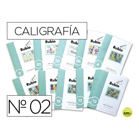CUADERNO RUBIO CALIGRAFIA NÌ 02