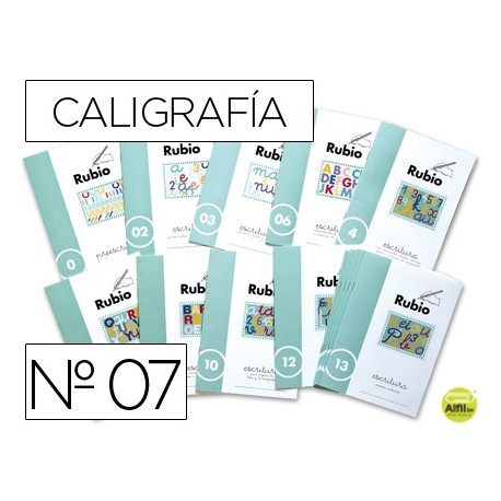 CUADERNO RUBIO CALIGRAFIA NÌ 07