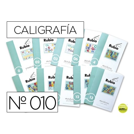 CUADERNO RUBIO CALIGRAFIA NÌ 010