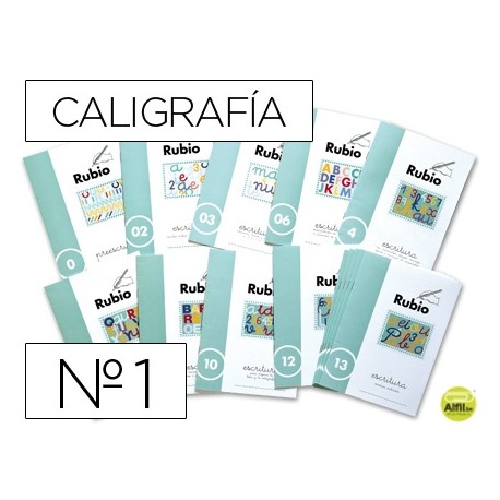 CUADERNO RUBIO CALIGRAFIA NÌ 1