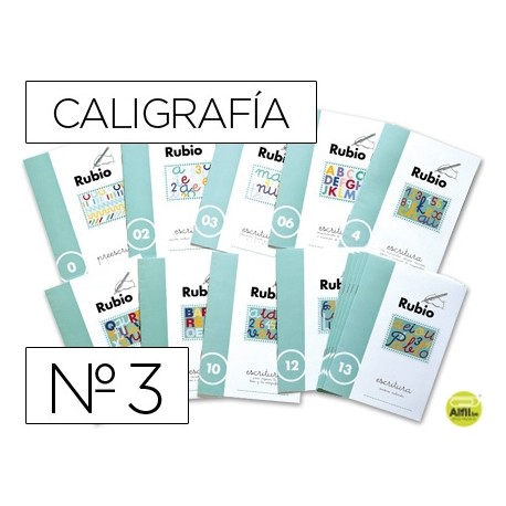 CUADERNO RUBIO CALIGRAFIA NÌ 3