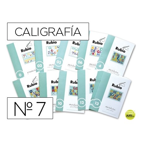 CUADERNO RUBIO CALIGRAFIA NÌ 7