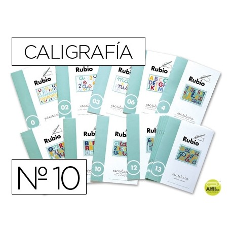 CUADERNO RUBIO CALIGRAFIA NÌ 10