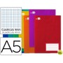 LIBRETA LIDERPAPEL WRITE A5 16 HOJAS 60G/M2CUADRO 4MM CON MARGEN