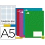 LIBRETA LIDERPAPEL WRITE A5 32 HOJAS 60G/M2CUADRO 4MM CON MARGEN