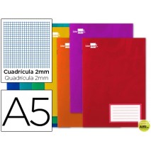 LIBRETA LIDERPAPEL WRITE A5 32 HOJAS 60G/M2 MILIMETRADO CON MARGEN