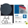 TAPA ENCUADERNACION LIDERPAPEL POLIPROPILENO A4 0.8MM NEGRA