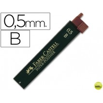 MINAS FABER GRAFITO 9065 0,5 MM B -ESTUCHE DE 12 MINAS