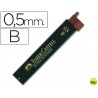 MINAS FABER GRAFITO 9065 0,5 MM B -ESTUCHE DE 12 MINAS