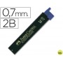 MINAS FABER GRAFITO 9067 0,7 MM 2B -ESTUCHE DE 12 MINAS