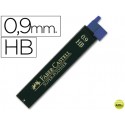 MINAS FABER GRAFITO 9069 0,9 MM HB -ESTUCHE DE 12 MINAS