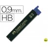 MINAS FABER GRAFITO 9069 0,9 MM HB -ESTUCHE DE 12 MINAS