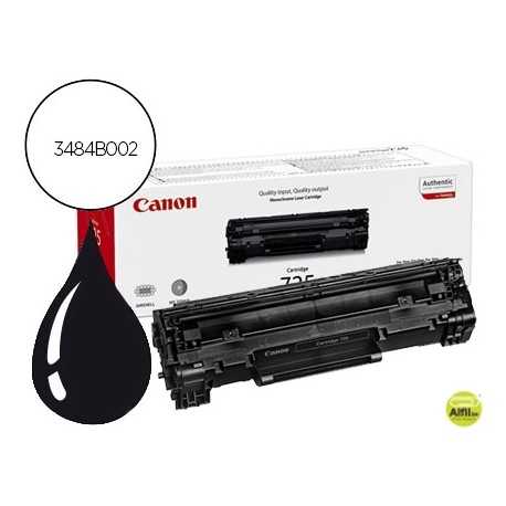 TONER CANON LASER CRG 725 NEGRO LBP6000 LBP6000B LBP6020 LBP6020B 1600 PAG