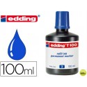 TINTA ROTULADOR EDDING T-100 AZUL -FRASCO DE 100 ML