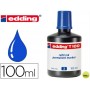TINTA ROTULADOR EDDING T-100 AZUL -FRASCO DE 100 ML