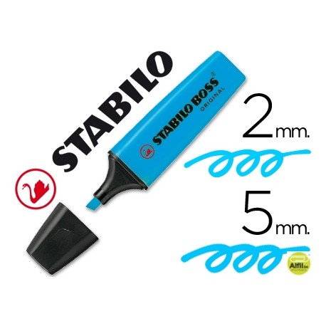 ROTULADOR STABILO BOSS FLUORESCENTE 70 TURQUESA