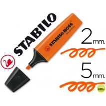 ROTULADOR STABILO BOSS FLUORESCENTE 70 NARANJA