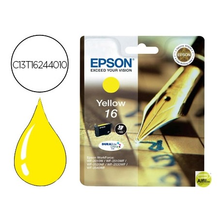 INK-JET EPSON 16 WF2010W WF2510WF WF2520NF WF2530WF WF2540WF AMARILLO 175 PAG