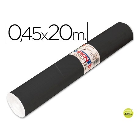 ROLLO ADHESIVO AIRONFIX UNICOLOR NEGRO MATE 67004 -ROLLO DE 20 MT