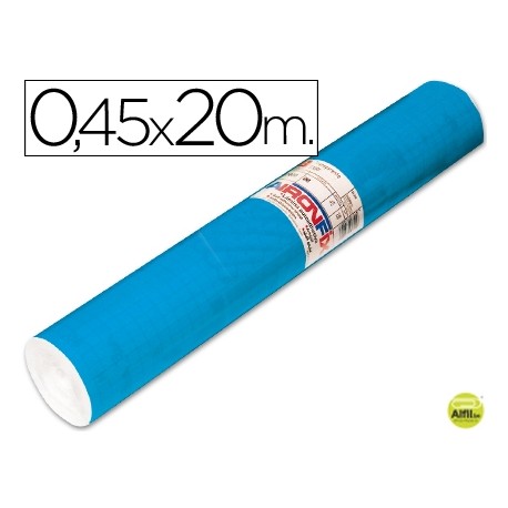 ROLLO ADHESIVO AIRONFIX UNICOLOR AZUL MATE MEDIO 67014-ROLLO DE 20 MT