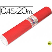 ROLLO ADHESIVO AIRONFIX UNICOLOR ROJO MATE CLARO 67151-ROLLO DE 20 MT