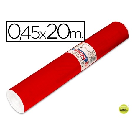 ROLLO ADHESIVO AIRONFIX UNICOLOR ROJO BRILLO 67010 -ROLLO DE 20 MT