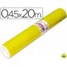 ROLLO ADHESIVO AIRONFIX UNICOLOR AMARILLO BRILLO 67007-ROLLO DE 20 MT