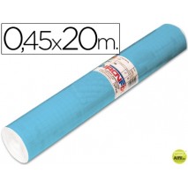 ROLLO ADHESIVO AIRONFIX UNICOLOR AZUL MATE CLARO 67013-ROLLO DE 20 MT
