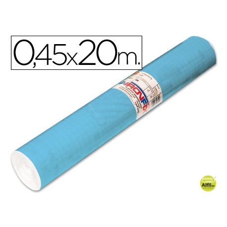 ROLLO ADHESIVO AIRONFIX UNICOLOR AZUL MATE CLARO 67013-ROLLO DE 20 MT